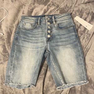 never wear jean shorts